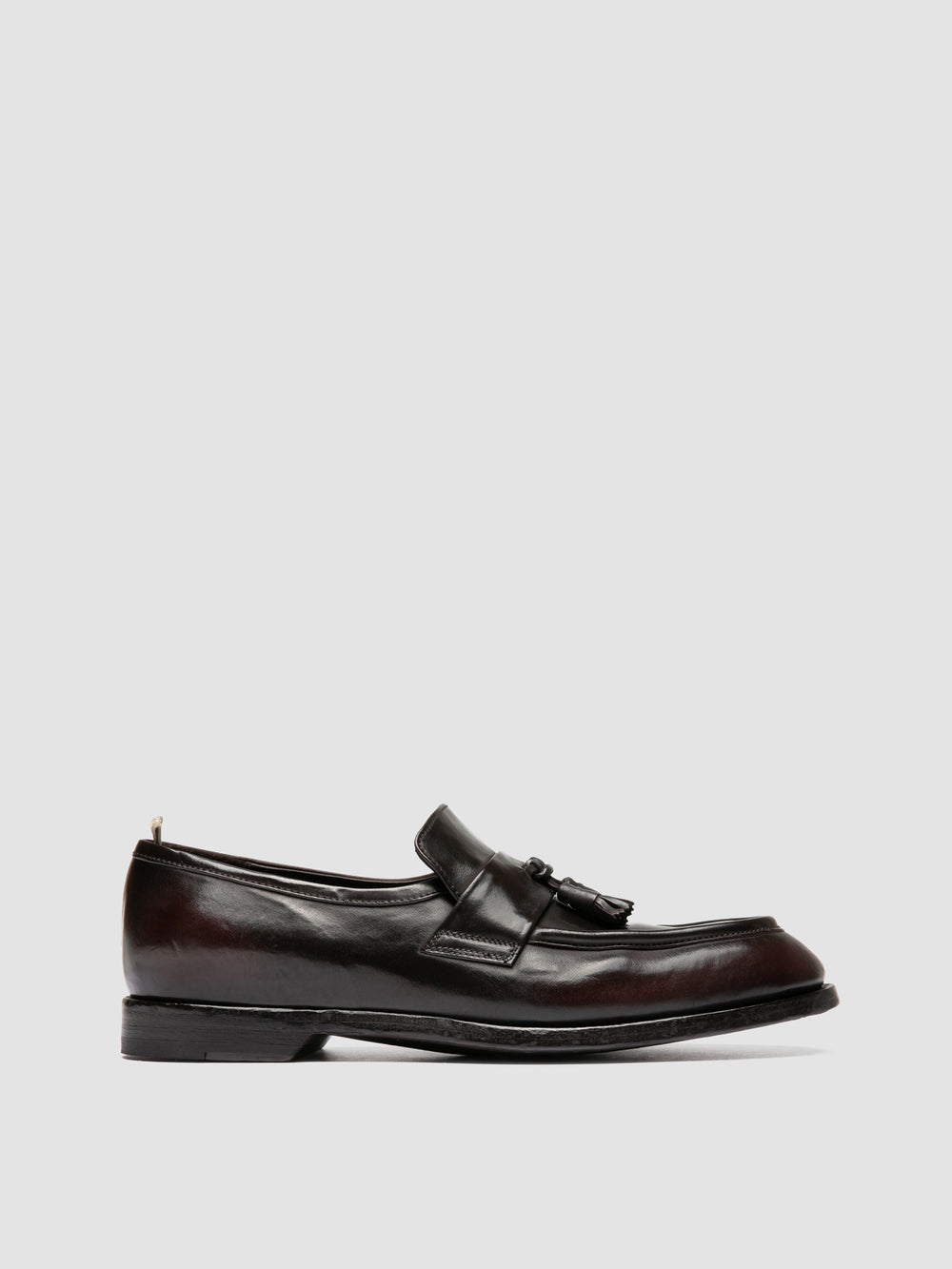 SOUND 011_W - Brown Leather Tassel Loafers