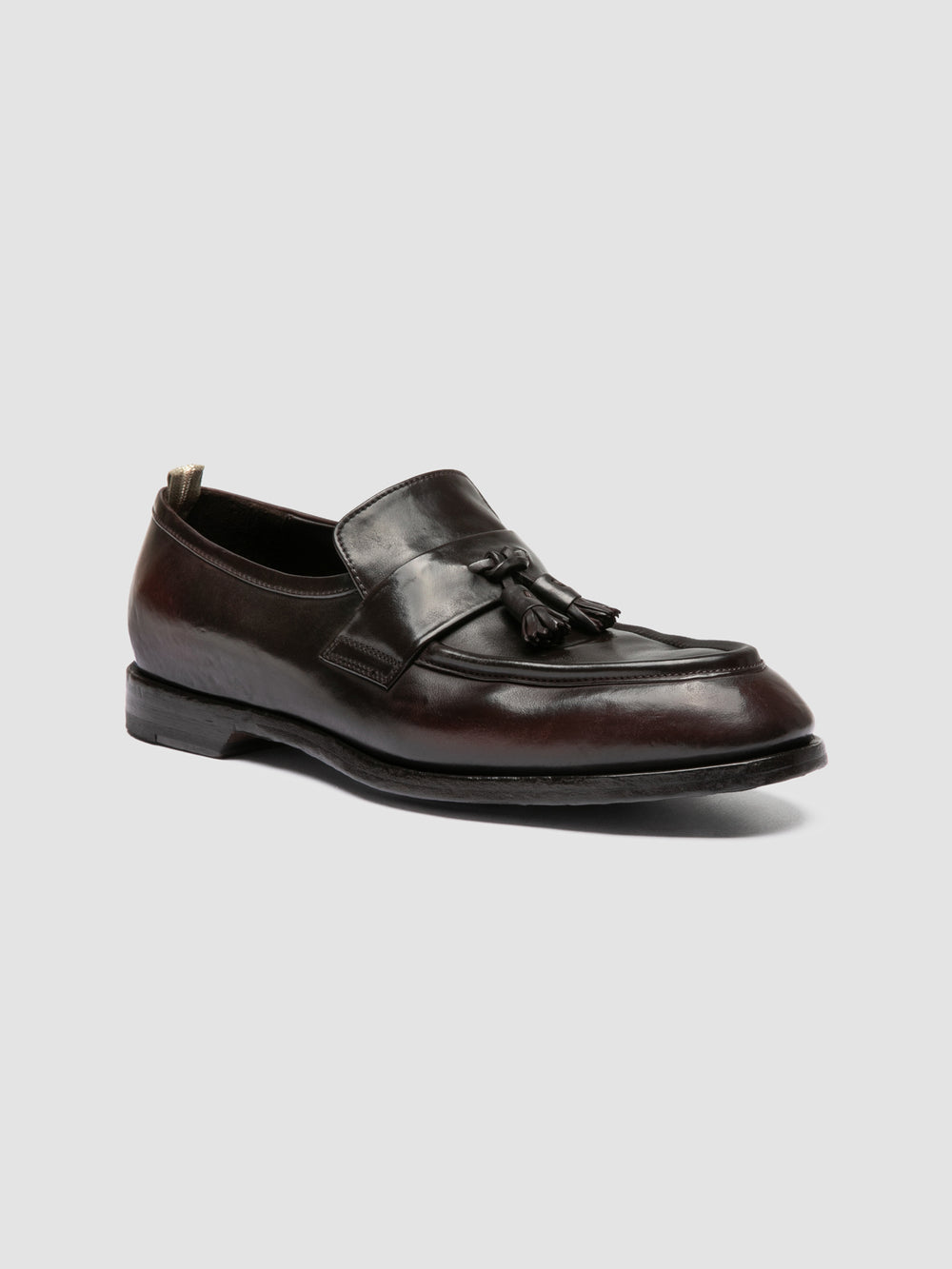 SOUND 011_W - Brown Leather Tassel Loafers - Image 3