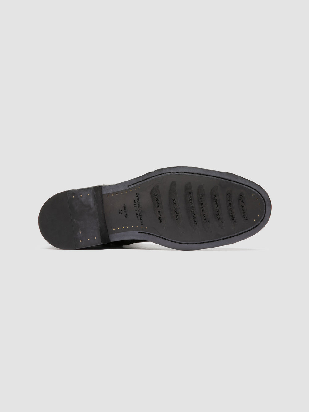 SOUND 015_W - Black Leather Zipped Boots - Image 5