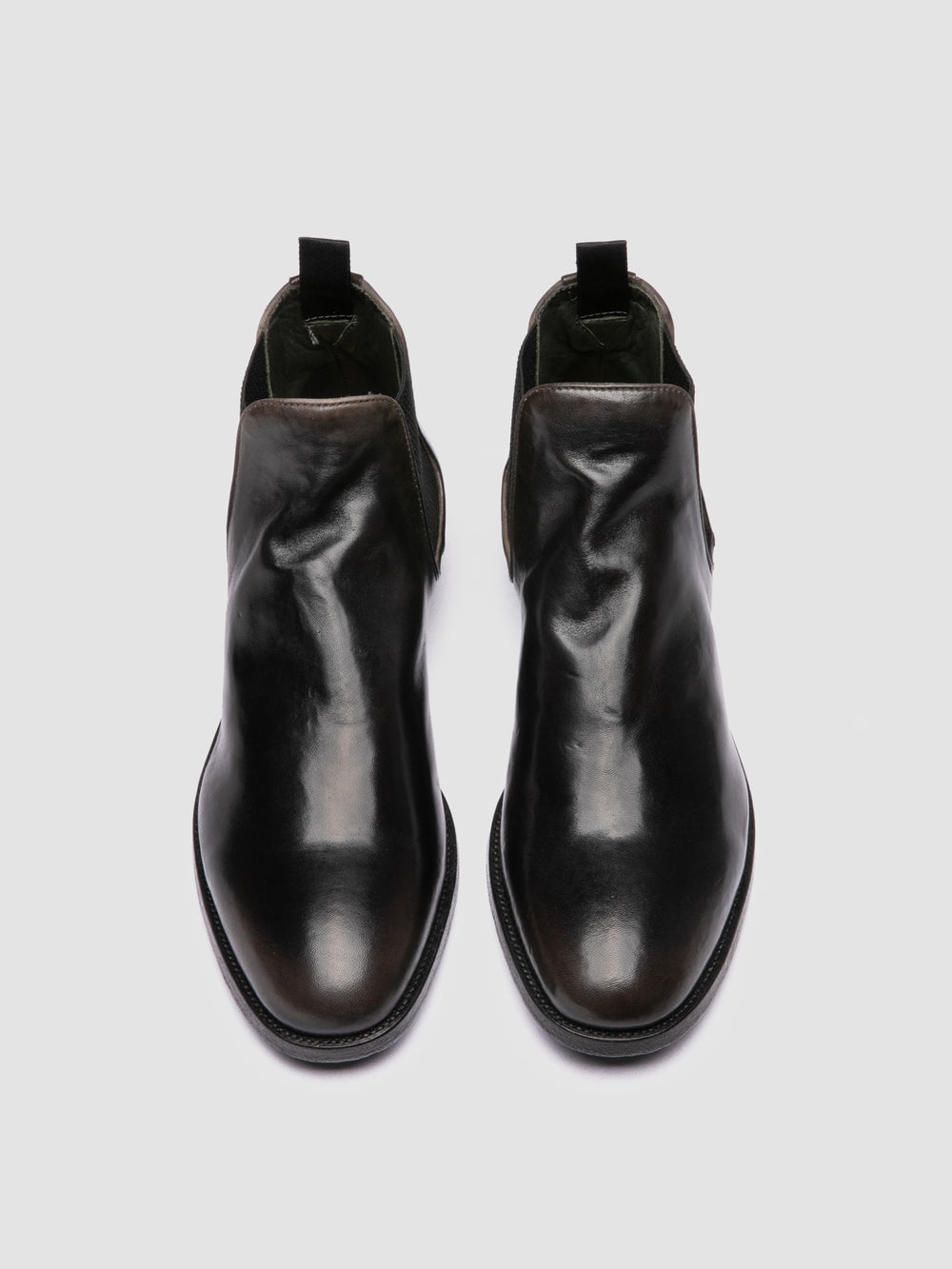 VANDERBILT CAOU 002 - Grey Leather Chelsea Boots - Image 2