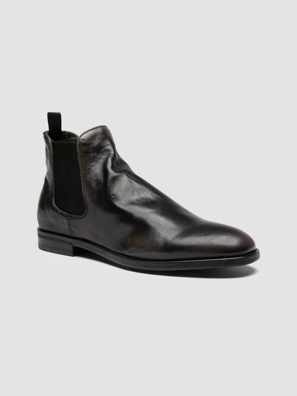 VANDERBILT CAOU 002 - Grey Leather Chelsea Boots - Image 3