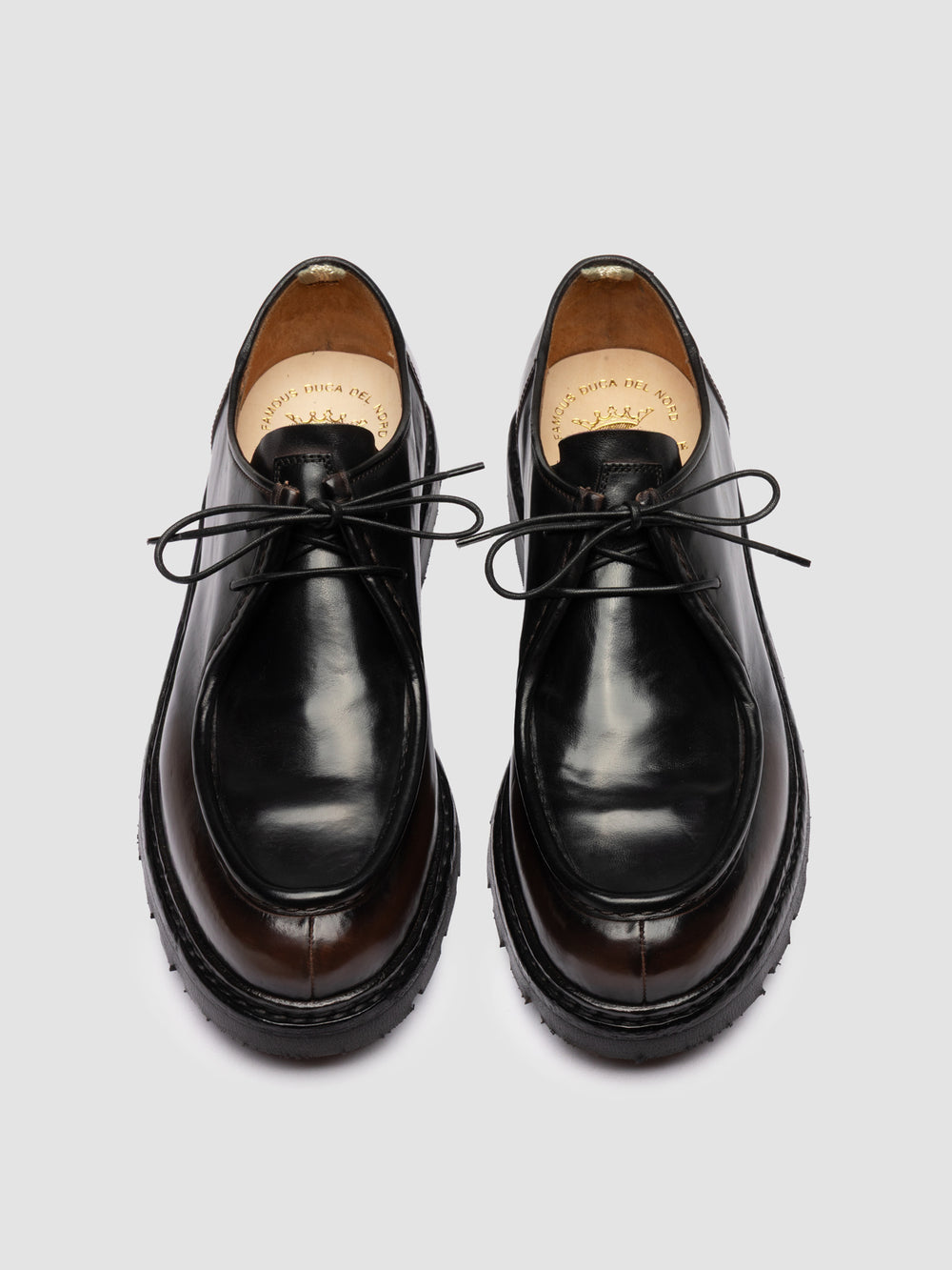 VOLCOV FLEXI 001 - Brown Leather Derby Shoes - Image 2