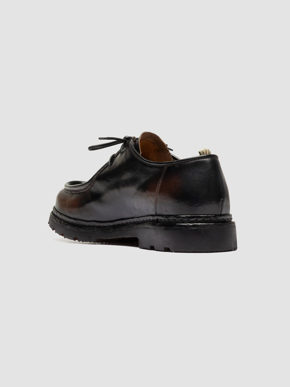 VOLCOV FLEXI 001 - Brown Leather Derby Shoes - Image 4