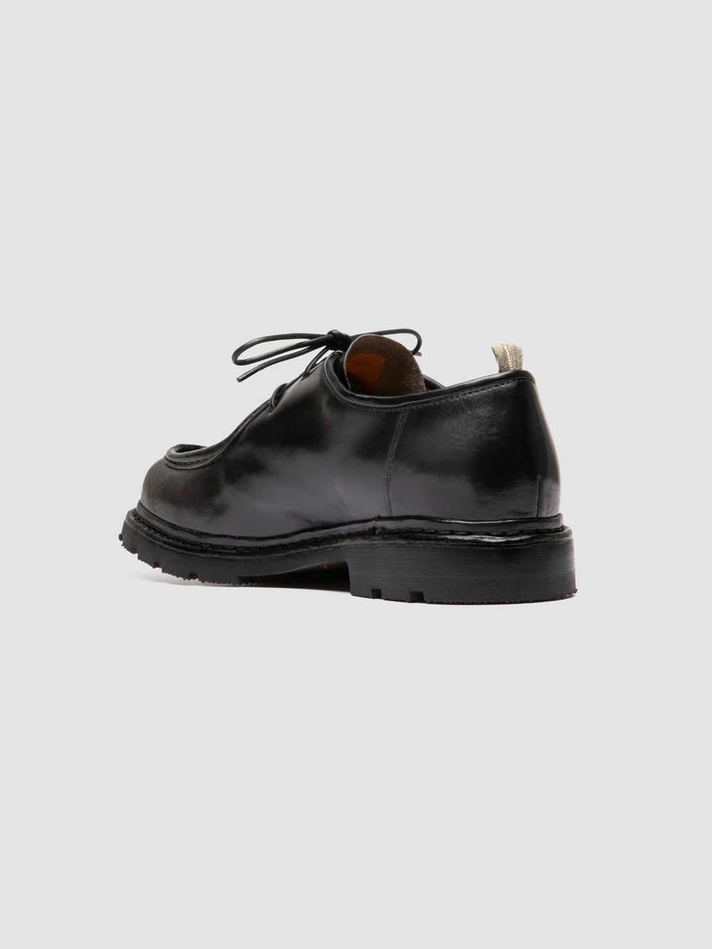 VOLCOV FLEXI 001 - Black Leather Derby Shoes - Image 4