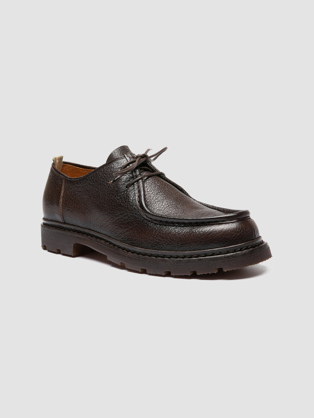 VOLCOV FLEXI 001 - Brown Leather Derby Shoes - Image 3