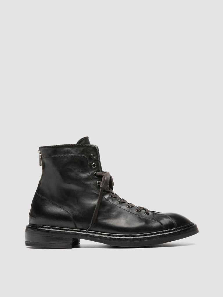 CONCEPT 001 - Black Leather Zip Boots
