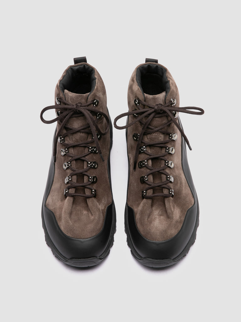 ITINERE 002 - Brown Leather Lace Up Boots-hover