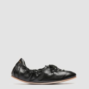 BALLET 101 - Black Leather Sneakers