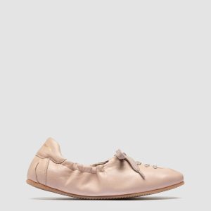 BALLET 101 - Ivory Leather Sneakers