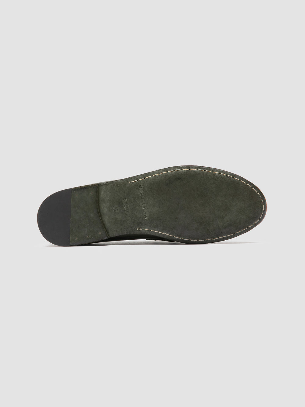 BLAIR DD 001 - Green Leather Penny Loafers - Image 5