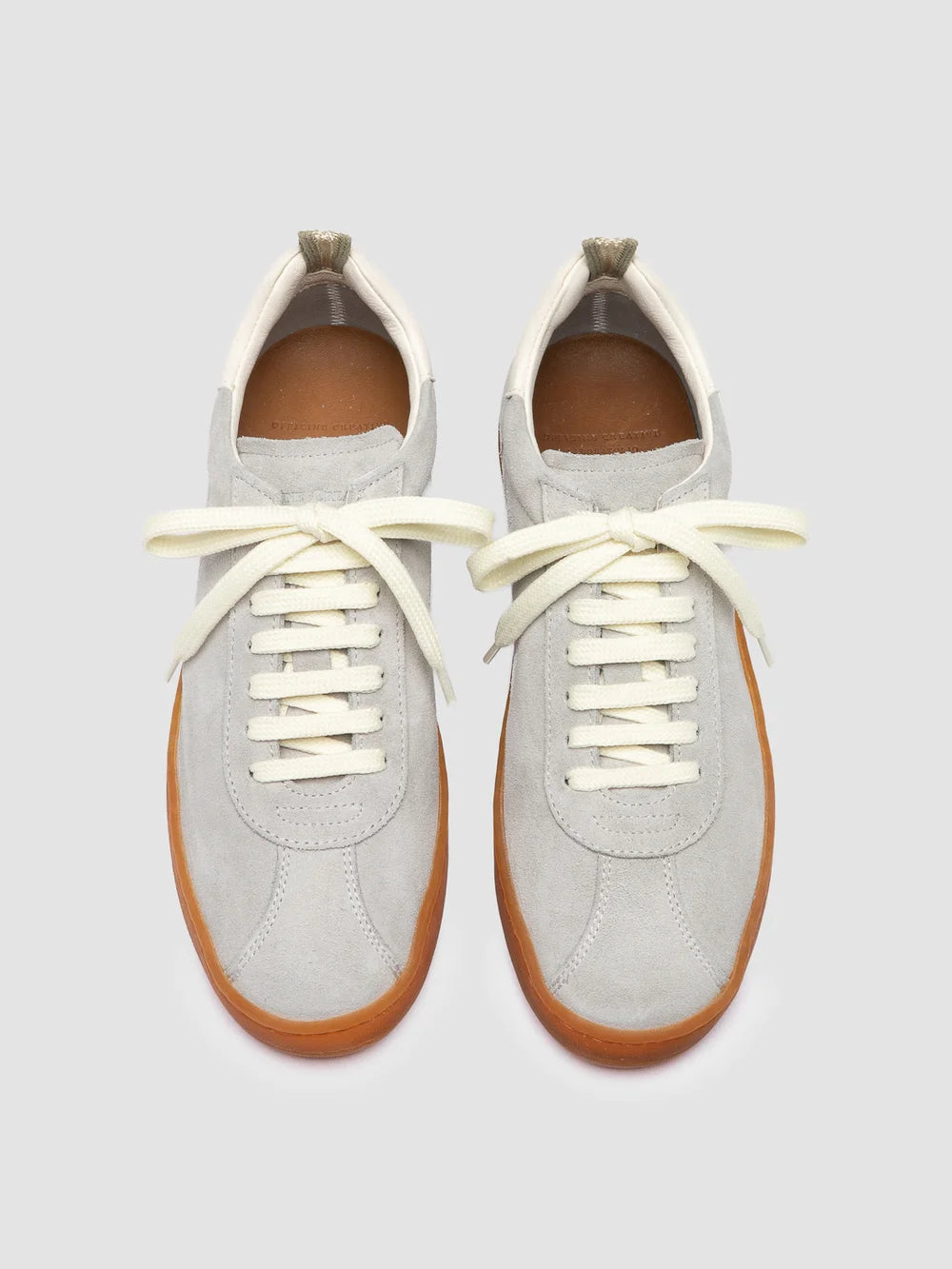 GINNASIO 101 - Grey Leather and Suede Sneakers - Image 2