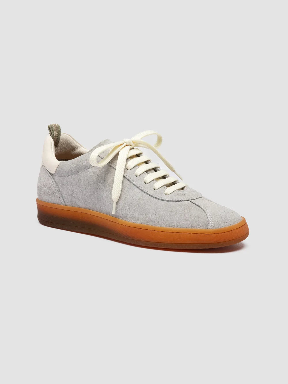 GINNASIO 101 - Grey Leather and Suede Sneakers - Image 3