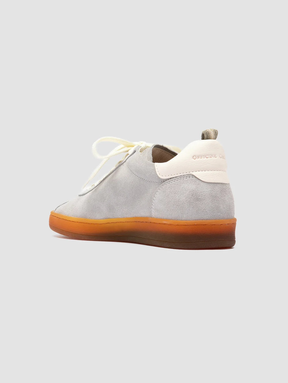 GINNASIO 101 - Grey Leather and Suede Sneakers - Image 4