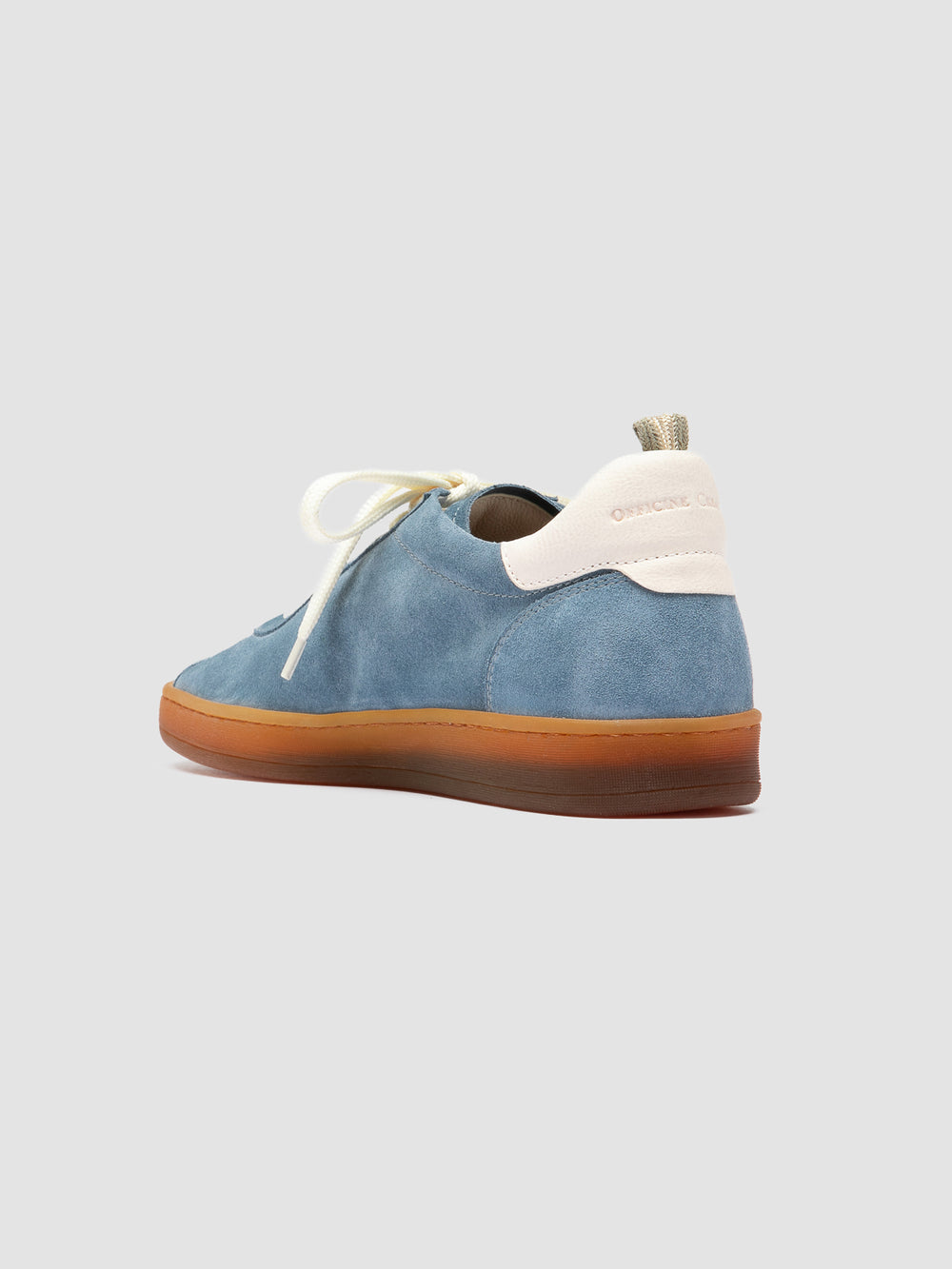 GINNASIO 101 - Blue Leather and Suede Sneakers - Image 4