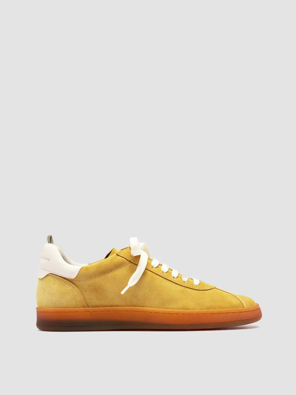 GINNASIO 101 - Yellow Leather and Suede Sneakers