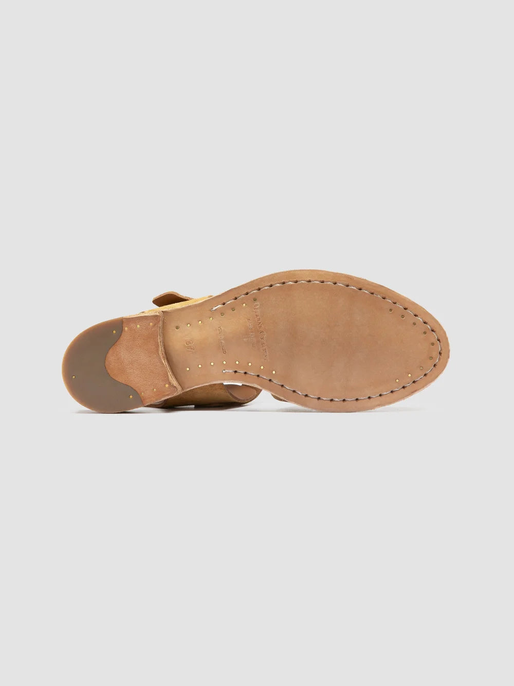 LEXIKON 536 - Camel Suede Sandals - Image 5