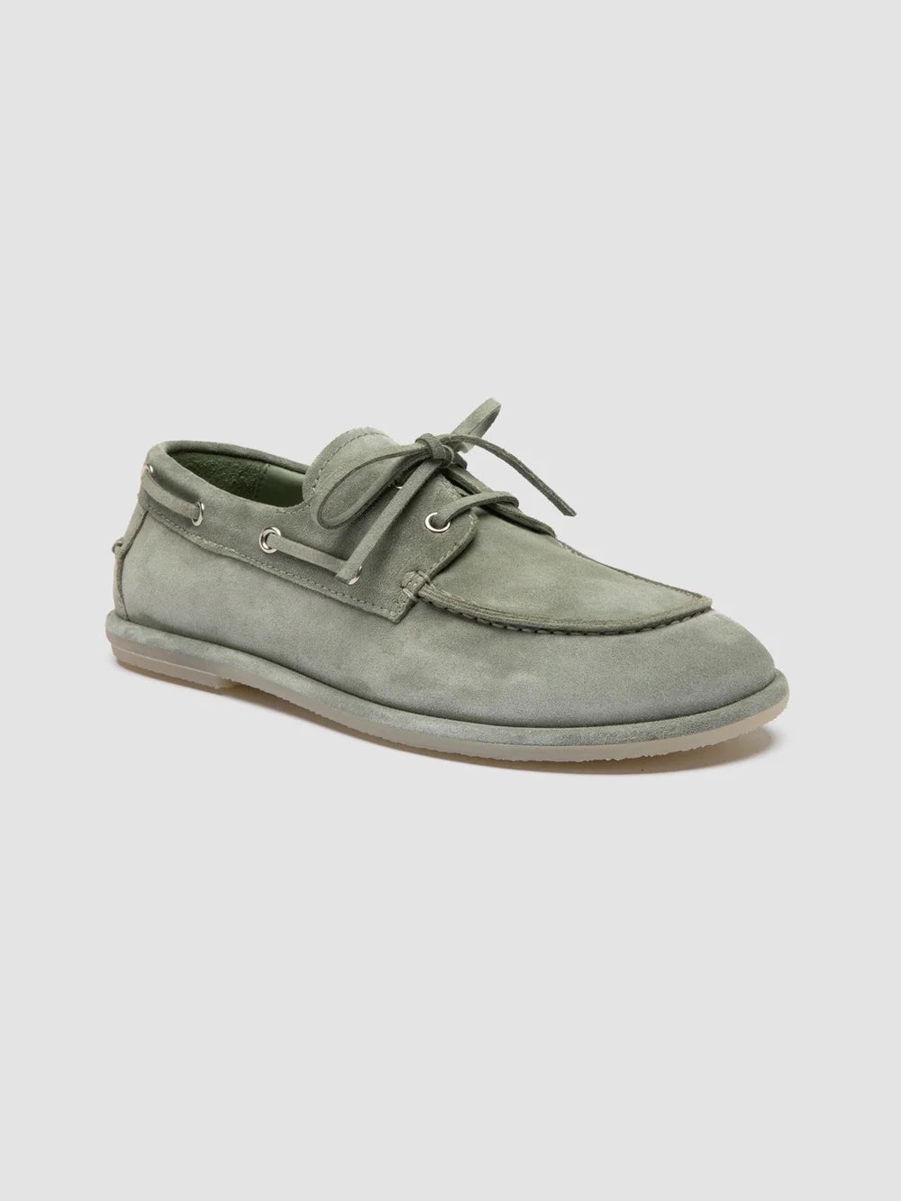 LOVE 101 - Green Suede Boat Shoes - Image 3