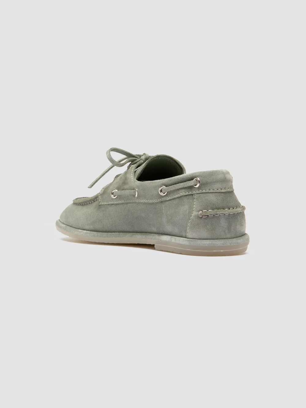 LOVE 101 - Green Suede Boat Shoes - Image 4