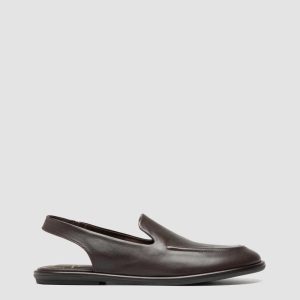 MIENNE 116 - Brown Leather Slingback Sandals