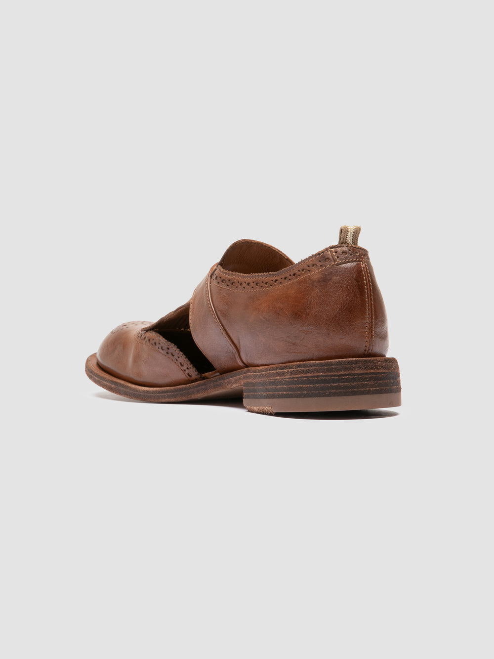RUGGED 119 - Brown Leather Monk shoes - Image 4