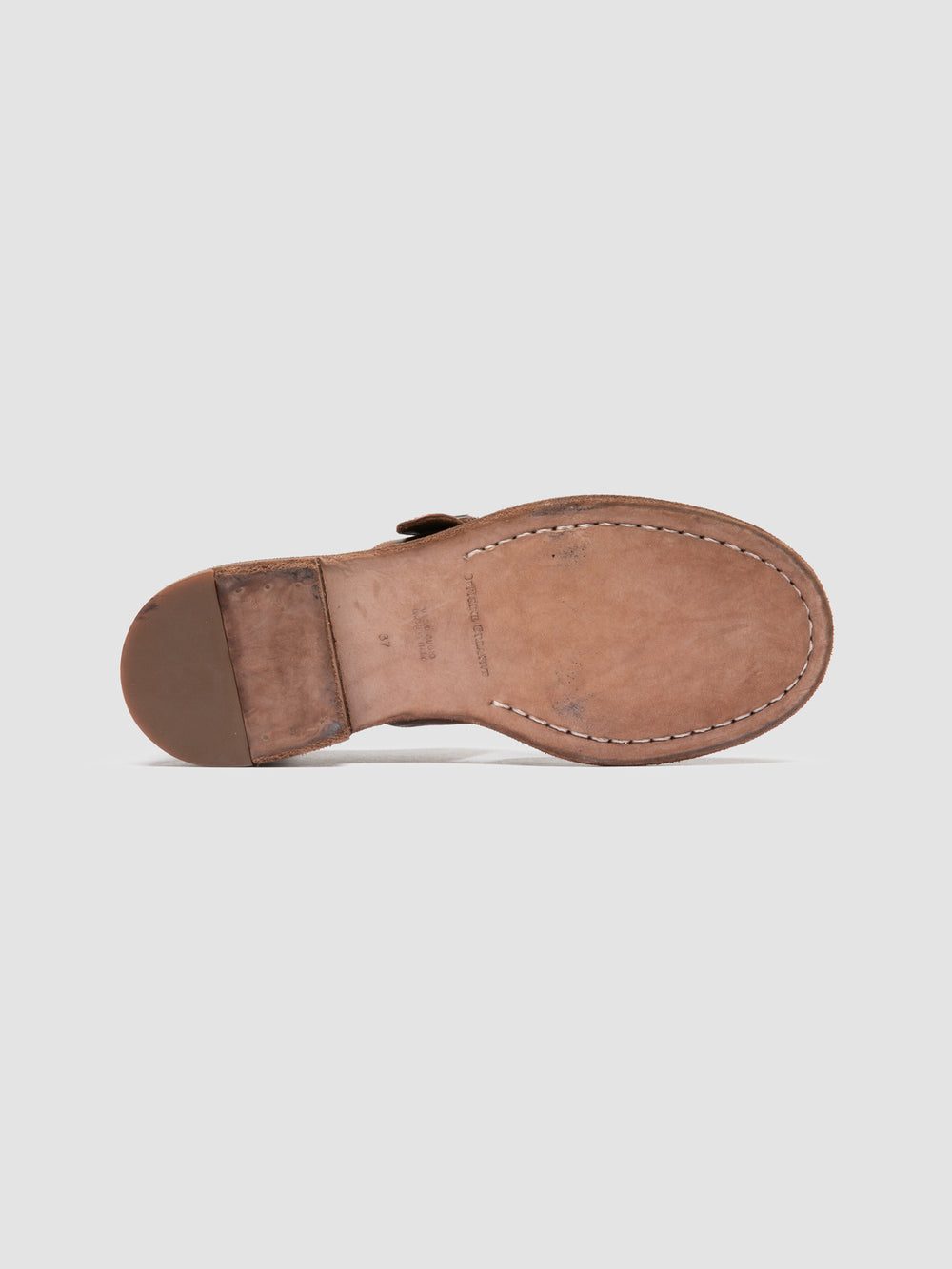 RUGGED 119 - Brown Leather Monk shoes - Image 5