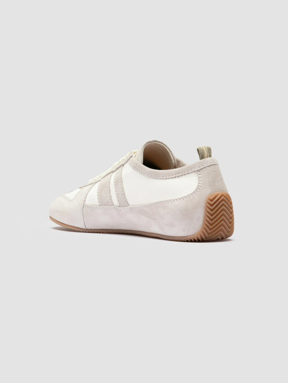SUBSIDE 102 - White Leather and Suede Low-Top Sneakers - Image 4