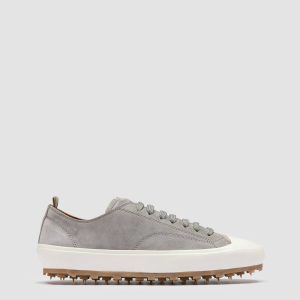 VULCAN 101 - Gray Suede Low-Top Sneakers